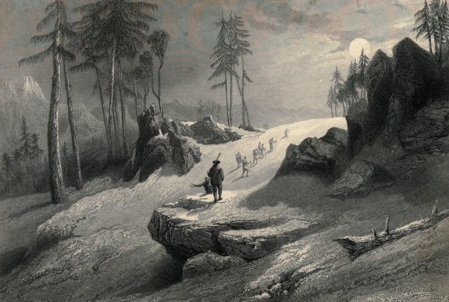 Views in India, chiefly among the Himalaya Mountains - Crossing the Choor Mountain (1836)