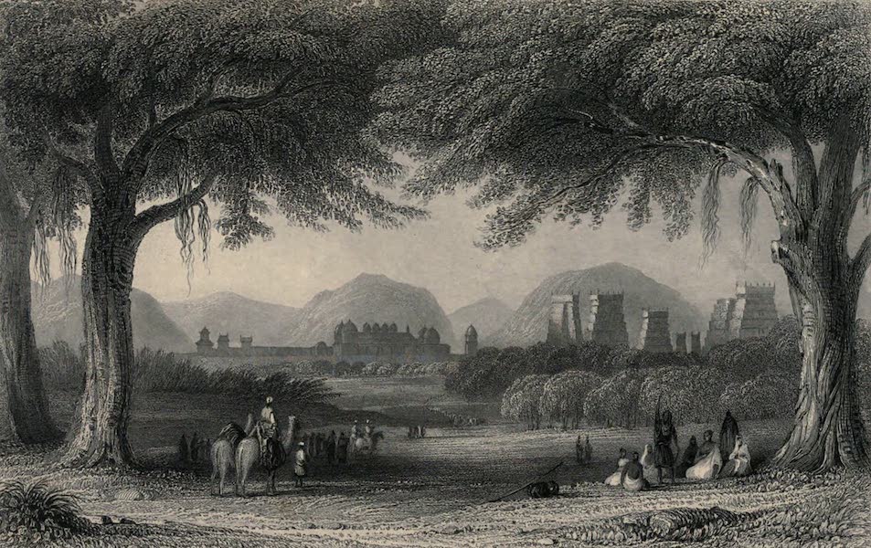 Views in India, chiefly among the Himalaya Mountains - The celebrated Hindoo Temples and Palace at Madura (1836)