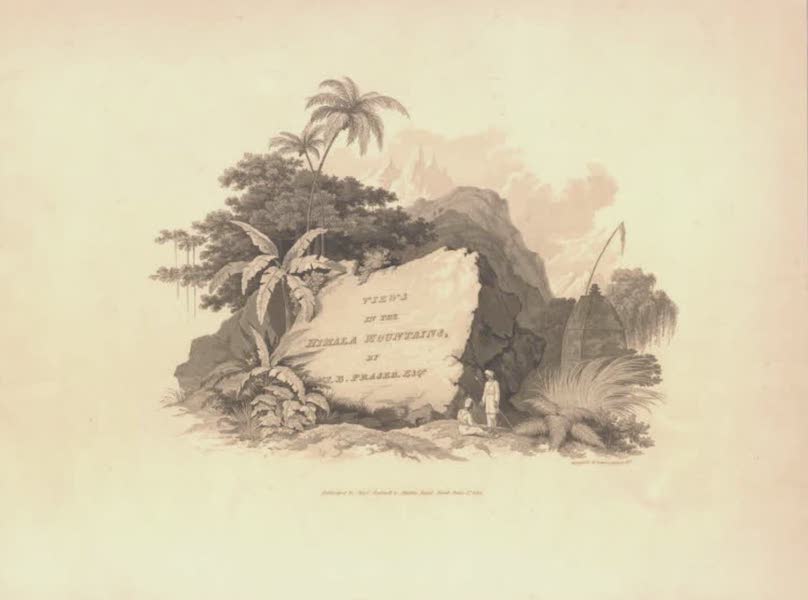 Views in the Himala Mountains - Title Page (1820)
