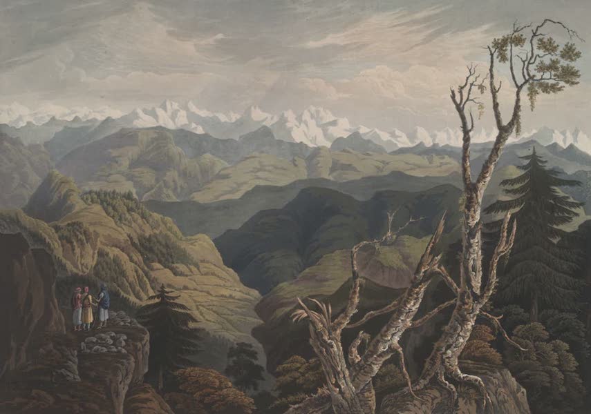 Views in the Himala Mountains - Country to the Northward from Nowagurh Teeba (1820)
