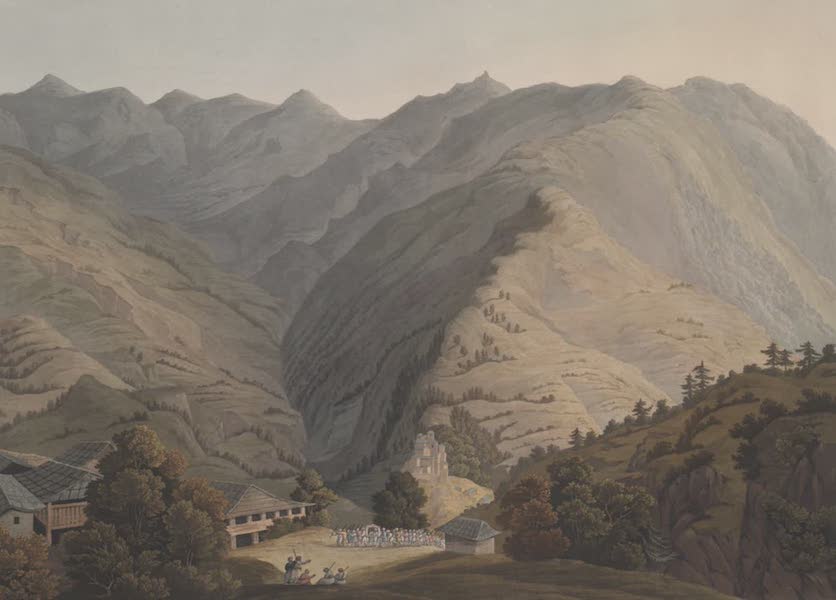 Views in the Himala Mountains - House of Rana of Cote Gooroo (1820)