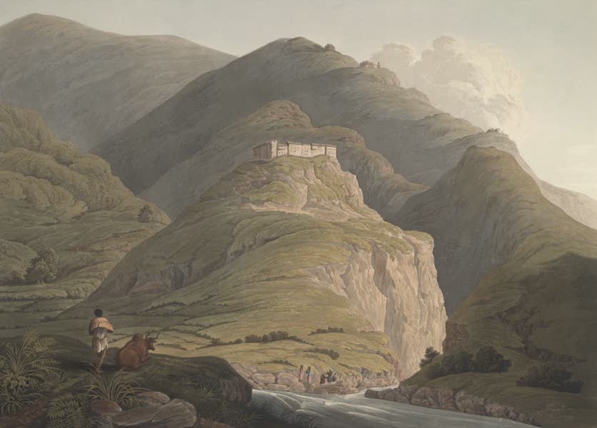 Views in the Himala Mountains - Fort of Raeengurh (1820)