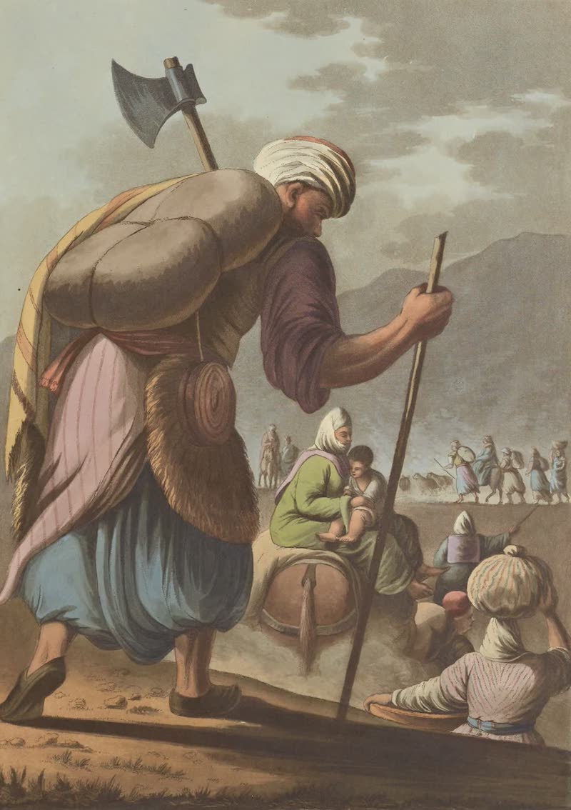 Views in the Ottoman Empire - A Caramanian Family changing it's Abode (1803)