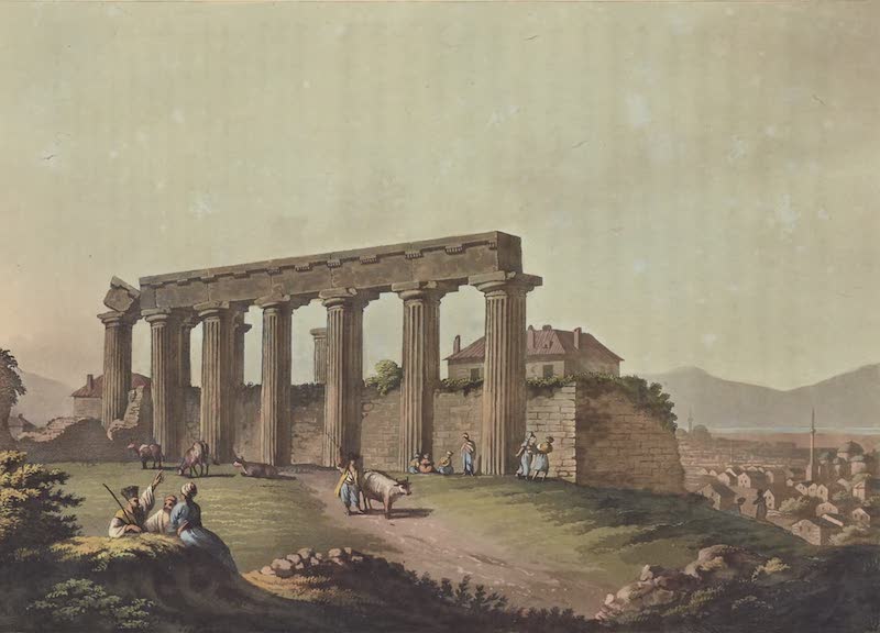 Views in the Ottoman Empire - Ruins of an ancient Temple near Corinth (1803)