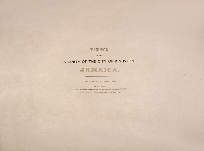 Haiti - Views in the Vicinity of the City of Kingston, Jamaica