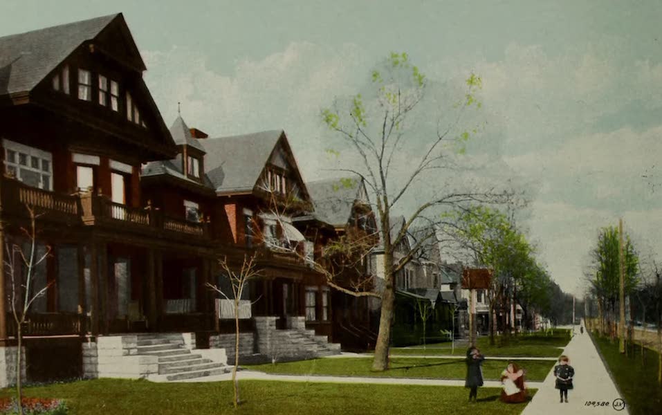 Views of London, Ontario - Central Avenue, looking East from Wellington Street, London, Ont., Canada (1910)