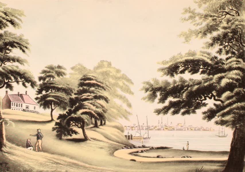 New York from Hobuck Ferry House, 1796