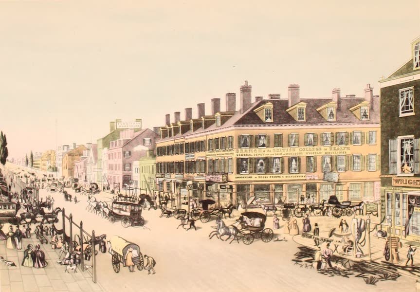 Broadway at Canal Street, 1835
