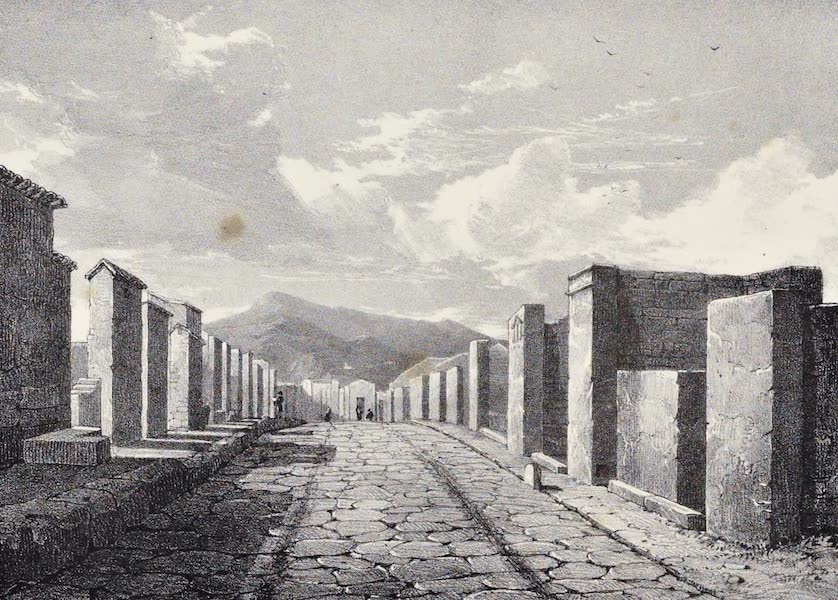 Views of Pompeii - View from the Herculaneum Gate (1828)