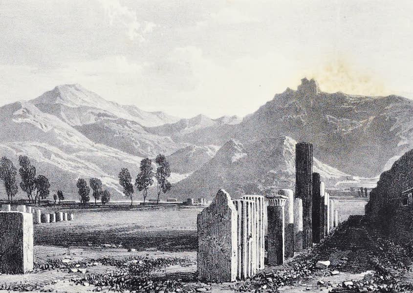 Views of Pompeii - Temple of Hercules (1828)