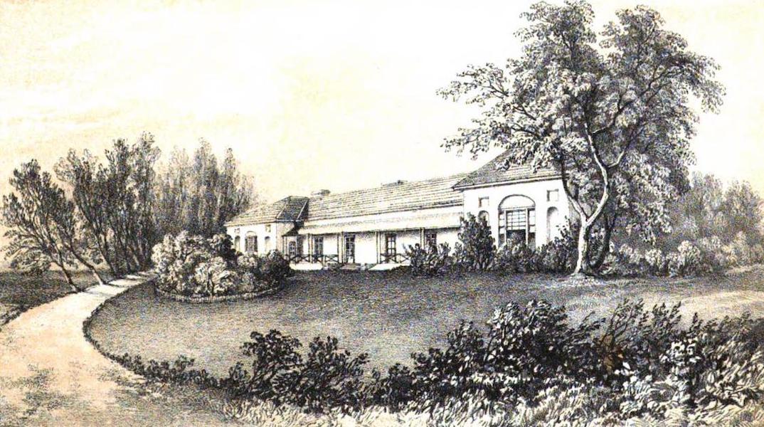 Views of St. Helena - Longwood New House (1857)