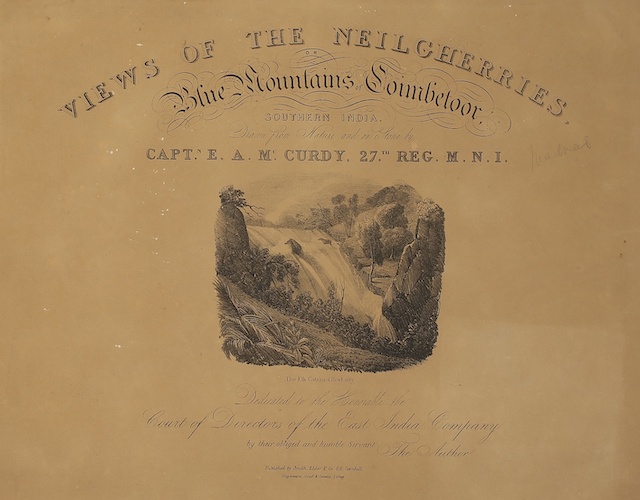Views of the Neilgherries, or Blue Mountains of Coimbetoor (1830)