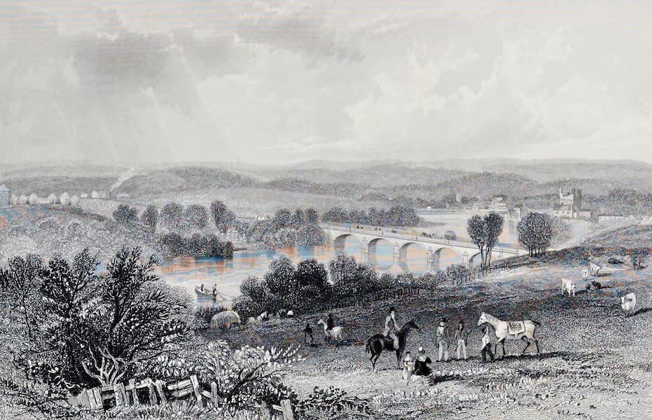 Views on the Newcastle and Carlisle Railway - Bywell (1839)