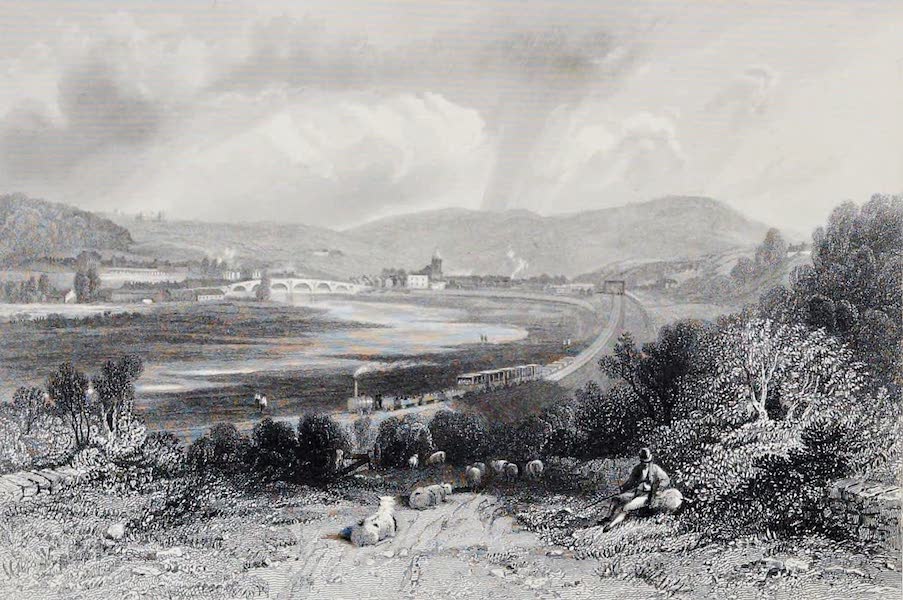 Views on the Newcastle and Carlisle Railway - Haydon Bridge (1839)
