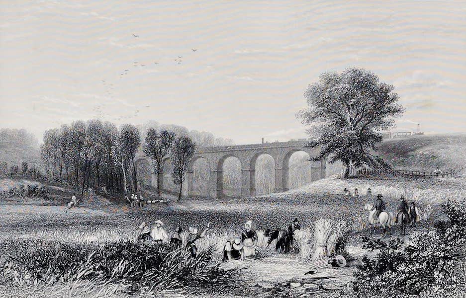 Views on the Newcastle and Carlisle Railway - Corby Viaduct (1839)