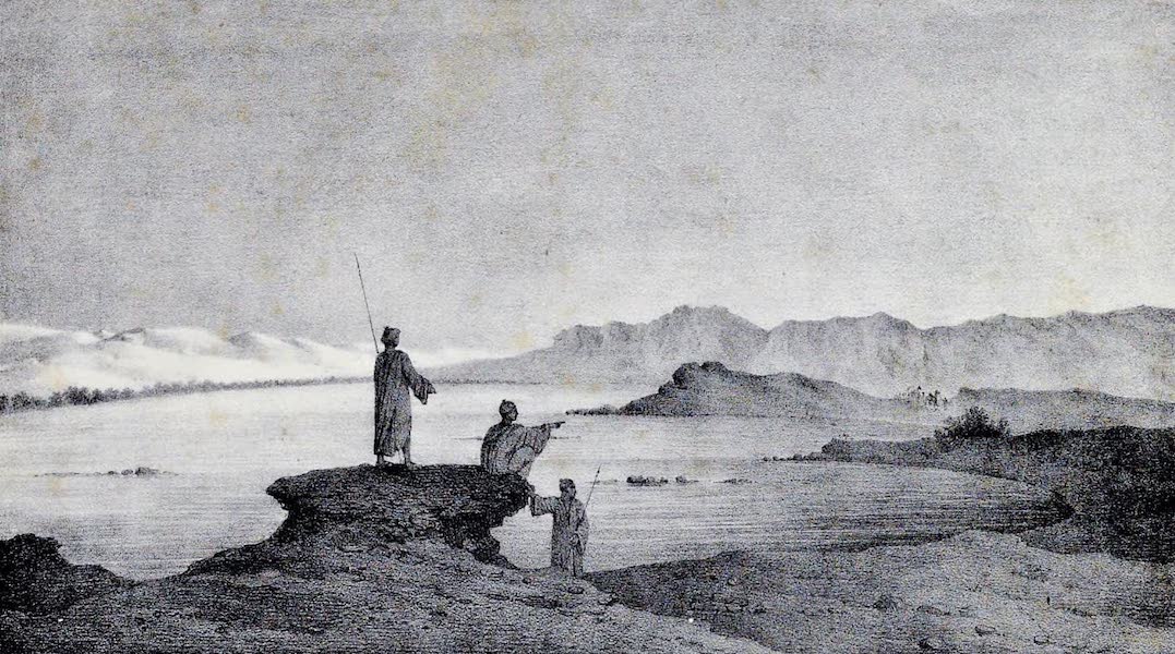 Voyage a l'Oasis de Syouah - Vue d'un Edifice Antique aupres de Kamyseh (1823)