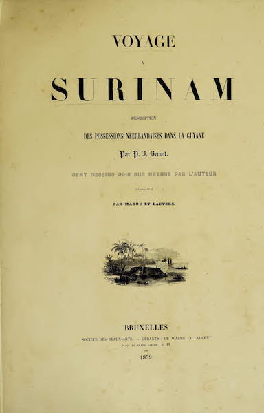 Voyage a Surinam - Title Page (1839)
