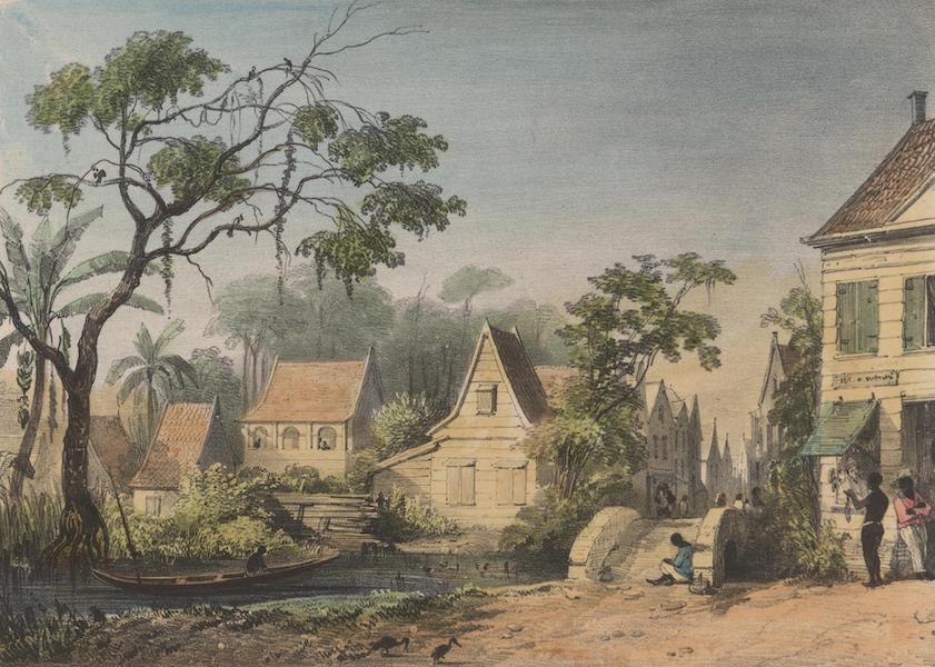 Voyage a Surinam - Vue de la rue de Sarameca (1839)