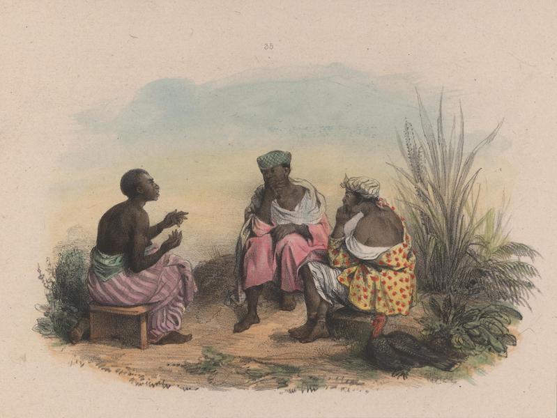 Voyage a Surinam - Negresses faisant le Takie-Takie (1839)