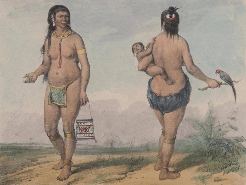 Voyage a Surinam - Femmes indiennes (1839)