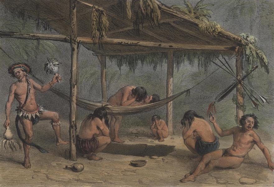 Voyage a Surinam - Enterrement d'un Indien (1839)