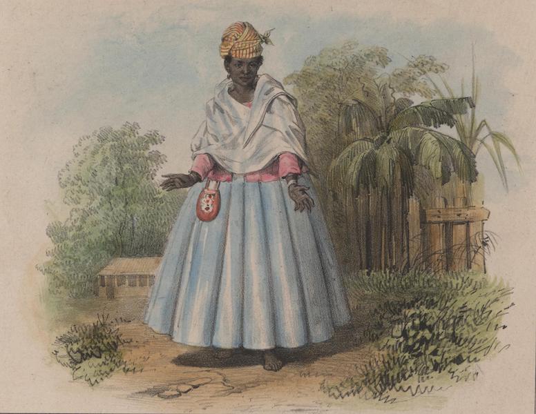 Voyage a Surinam - Une femme en grand costume (1839)