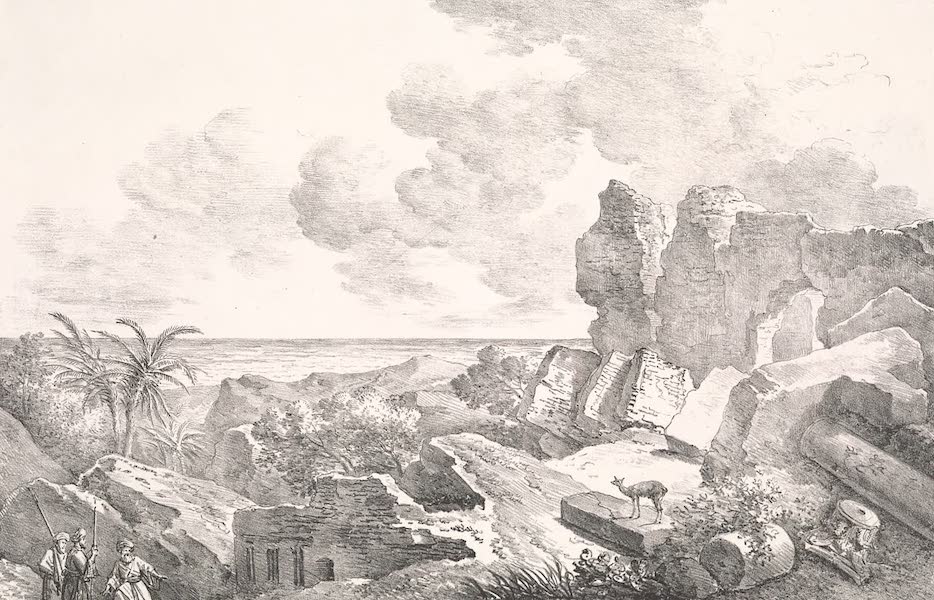 Voyage dans le Levant - Ruines d'Ascalon (1819)