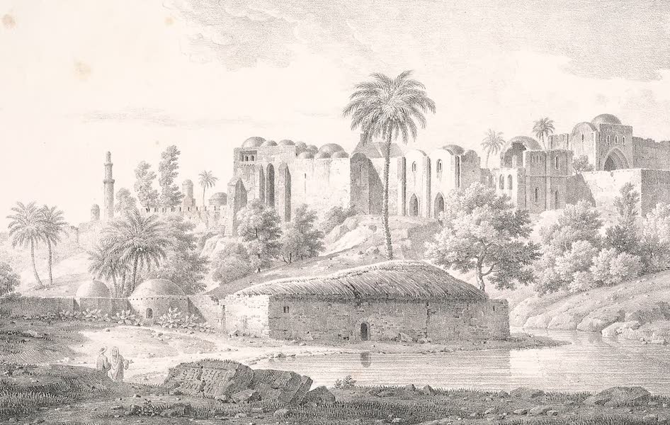 Voyage dans le Levant - Vue de Gaza (1819)