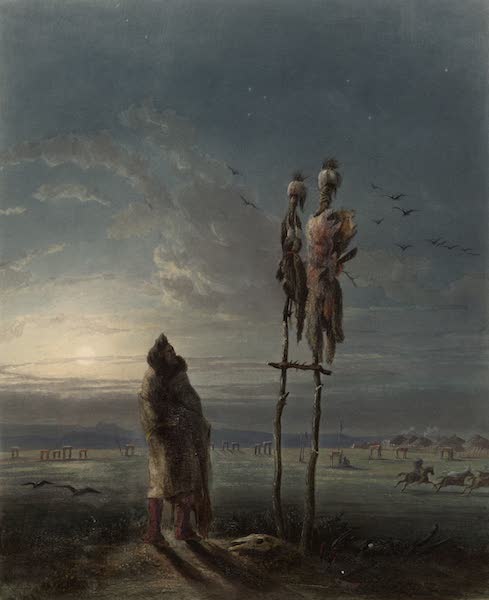 Voyage dans l'Interieur de l'Amerique du Nord Atlas - Götzenbilder der Mandan Indianer. / Idoles des Indiens Mandans. / Idols of the Mandan Indians. (1840)
