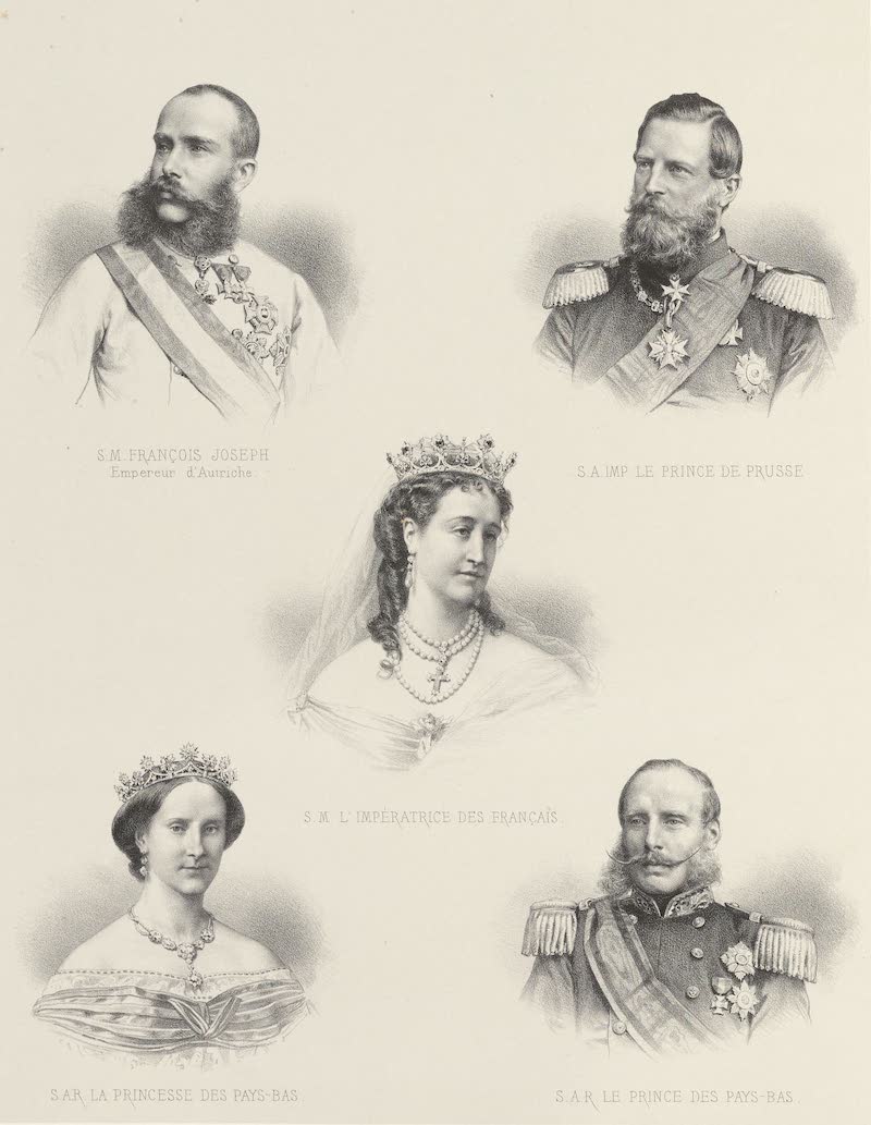 Voyage des Souverains du Canal du Suez - Les Souverains (1870)