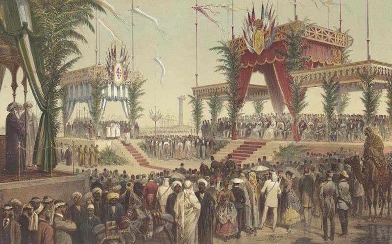 Voyage des Souverains du Canal du Suez - La Tribute des Souverains (1870)