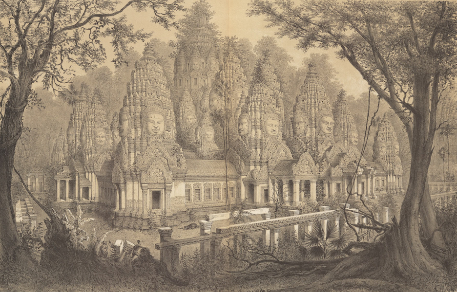 Voyage d'Exploration en Indo-Chine [Atlas-Vol. 1] - Ruines du Baion (Monument aux 42 Tours) (1873)