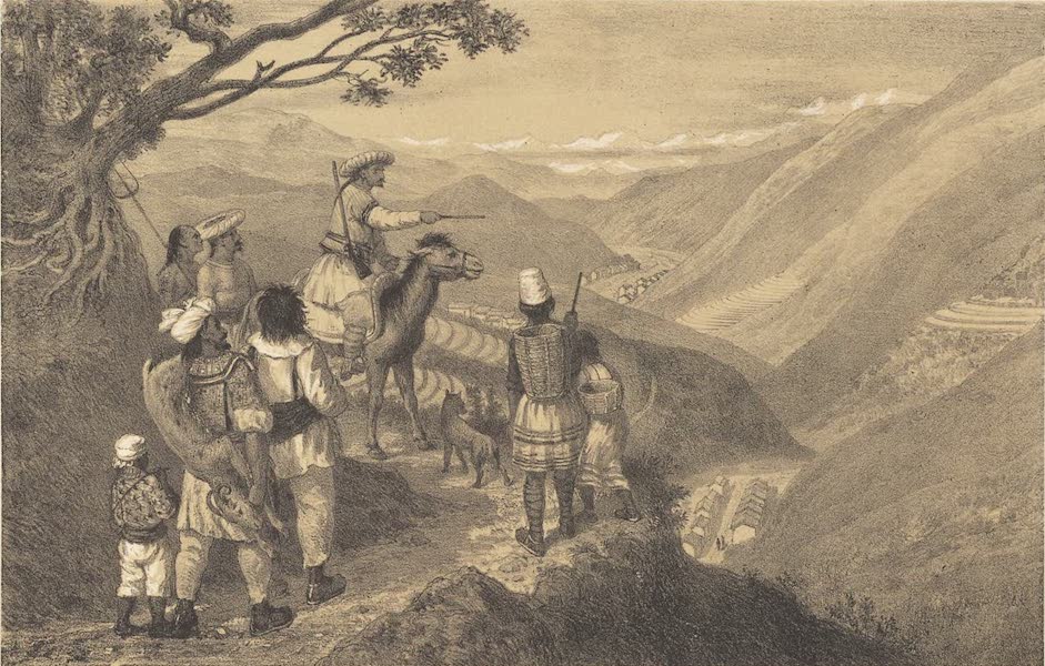 Voyage d'Exploration en Indo-Chine [Atlas-Vol. 1] - Vue Prise Entre Tchao-Tong et la Kouan (1873)