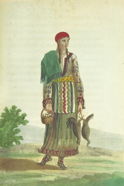Voyage Historique et Politique au Montenegro - Femme du Montenegro (1820)