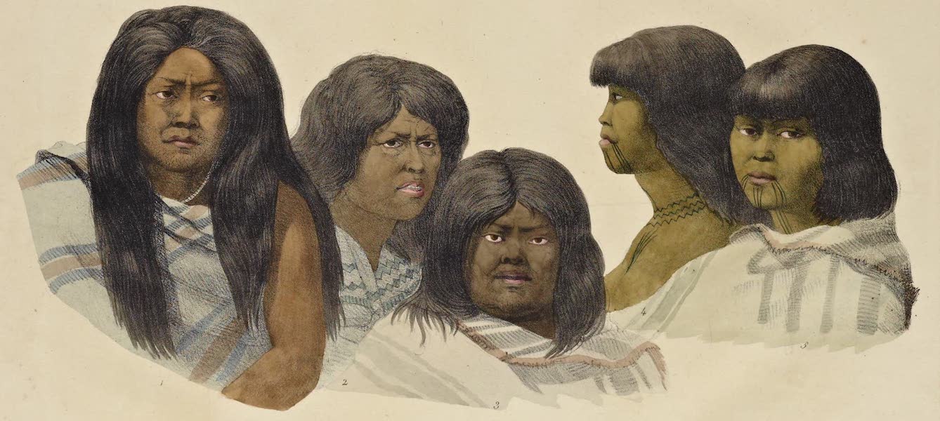 Voyage Pittoresque Autour de Monde - Habitants de Californie. (femmes) (1822)