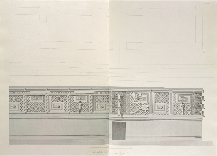 Facade du Temple aux Deux Serpents