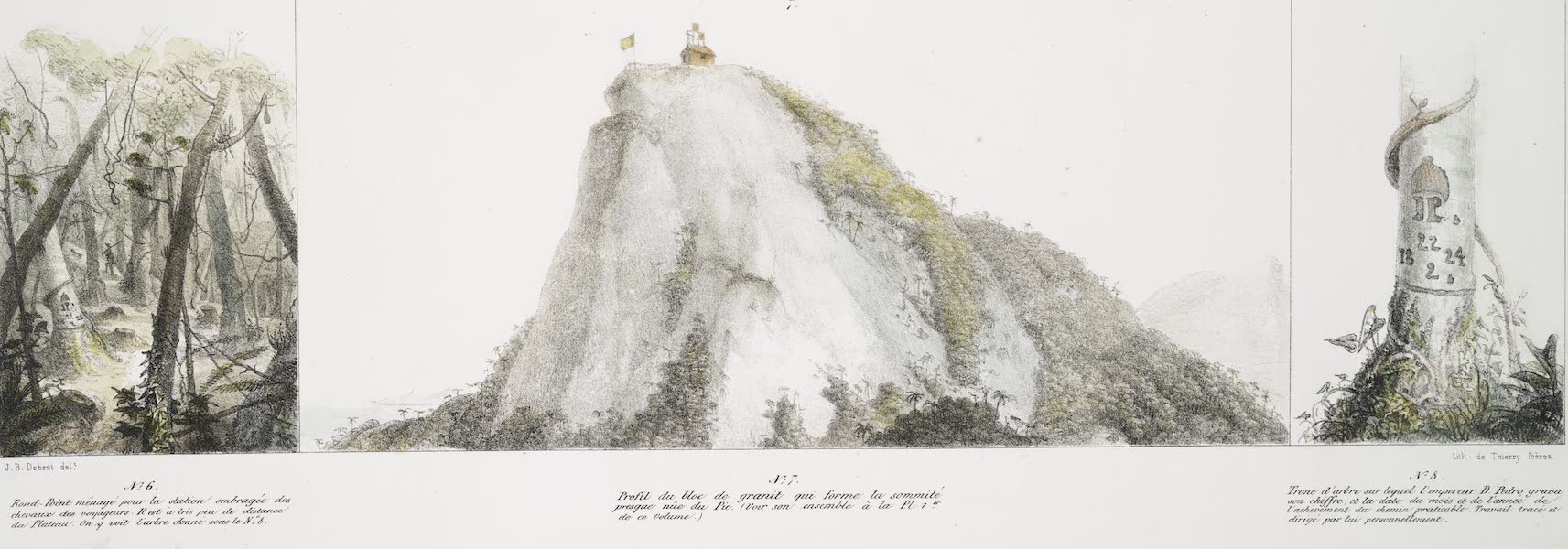 Voyage Pittoresque et Historique au Bresil Vol. 3 - Suite du Panorama de la Baie de Rio de Janeiro [IV] (1839)