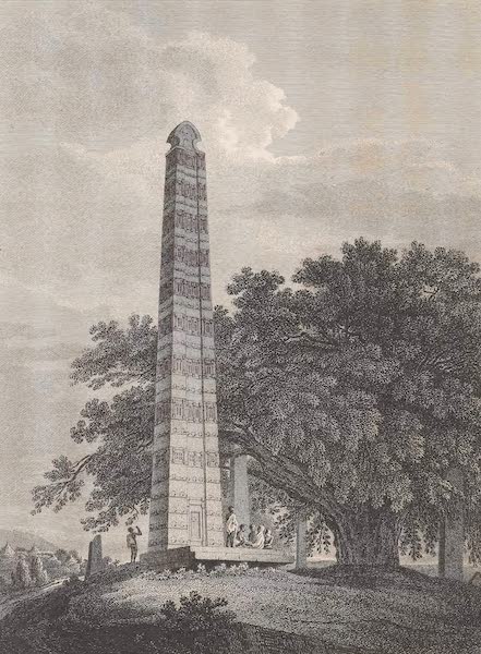 Voyages and Travels to India, Ceylon, the Red Sea, Abyssinia, and Egypt Vol. 3 - Obelisk at Axum (1809)