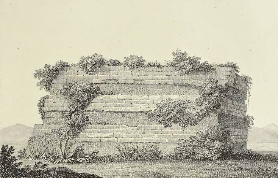 Masse detachee de la pyramide de Cholula