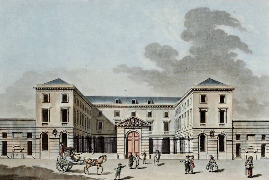 Vues des Plus Beaux Edifices de la Ville de Paris - Vue du College Royal (1787)