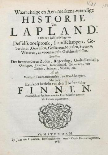 Waarachtige en aen-merkens-waardige Historie van Lapland