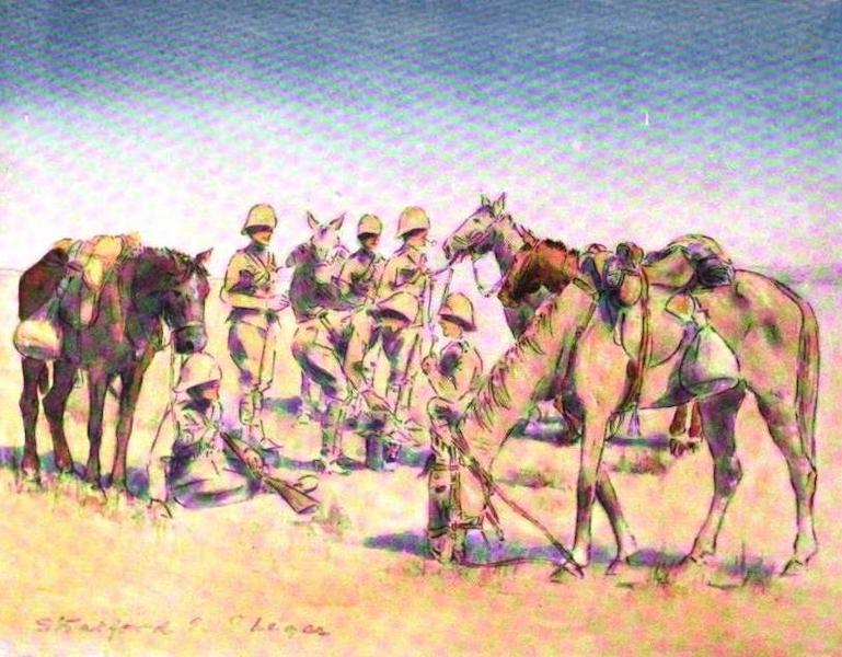 A Mounted Infantry Patrol - Dinner