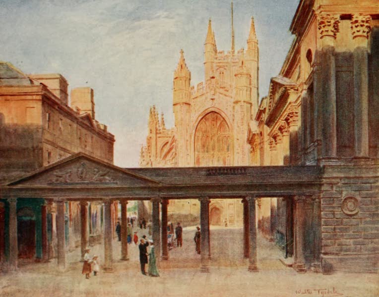 Wessex Painted and Described - Bath Abbey and Pump-Room (1906)