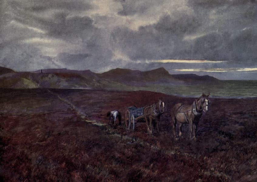 Yorkshire Coast and Moorland Scenes Painted and Described - The Cleveland Hills from above Kildale (1904)