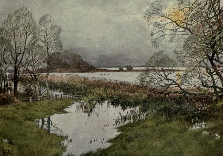 Yorkshire Painted and Described - Hornsea Mere (1925)