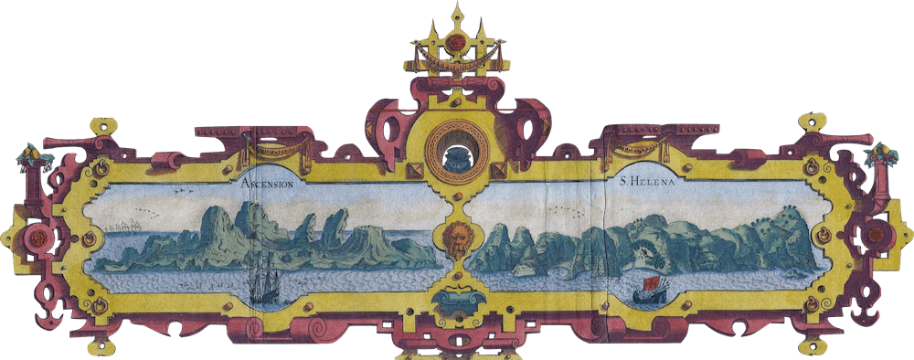History Archive - Ascension and St. Helena Cartouche