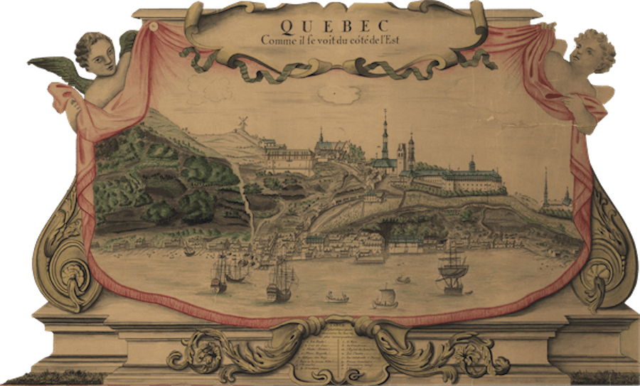History Archive - Quebec Cartouche